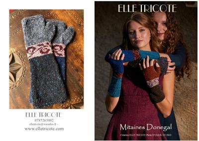Fiche Tricot mitaines Donegal