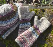 Dimanche 21 décembre  Béret et mitaines Hellébores                