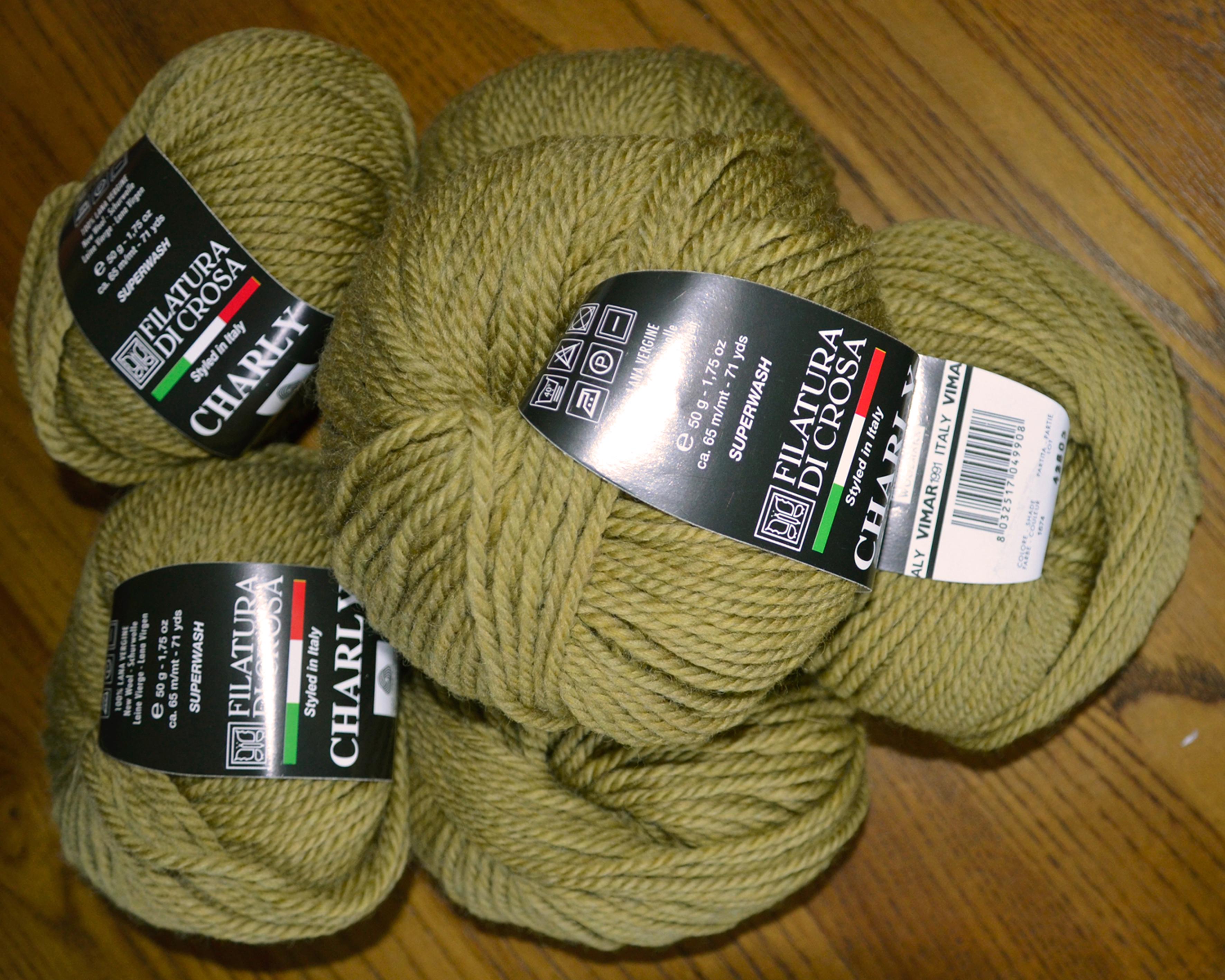 6 Pelotes de pure laine Anis