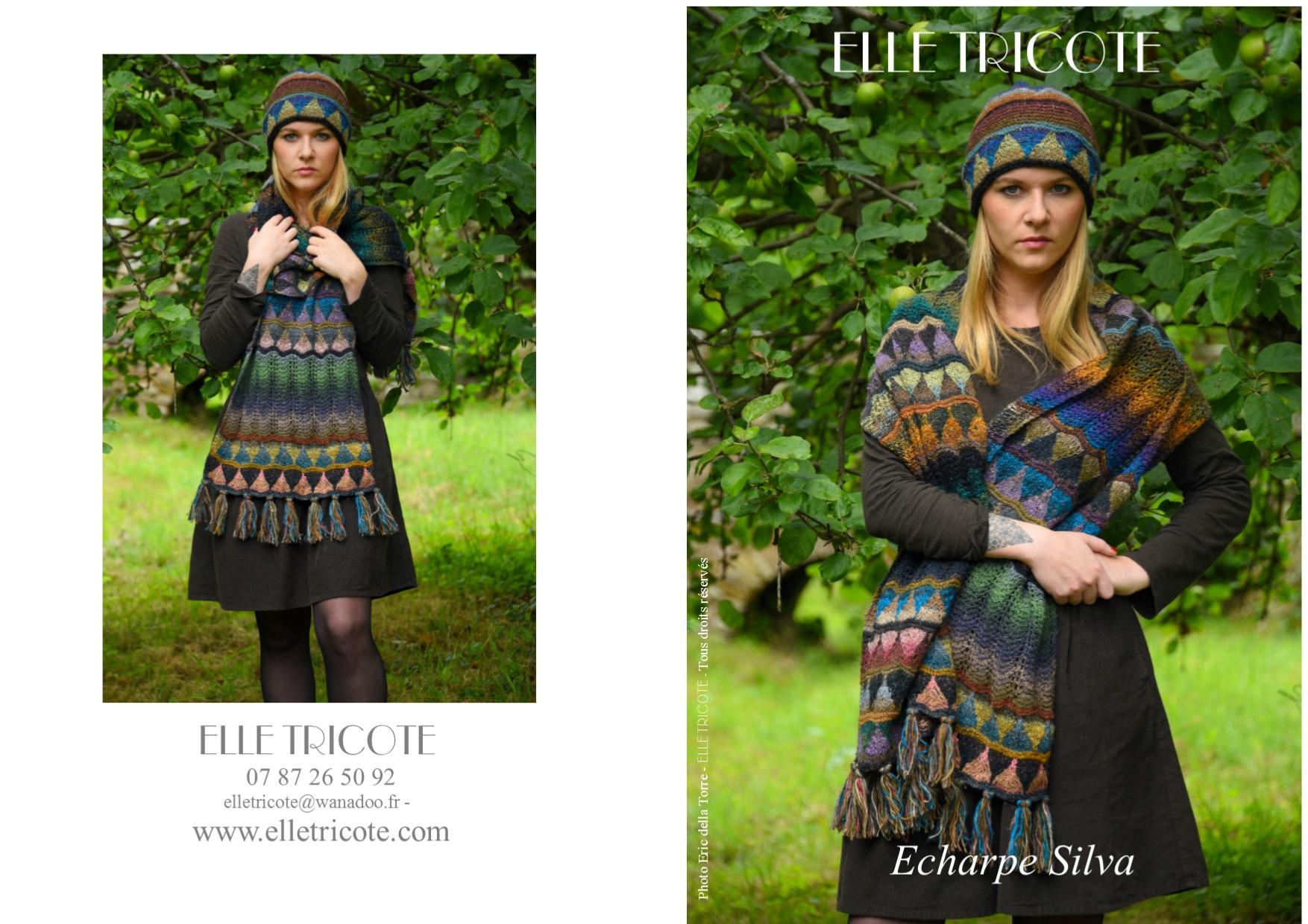 Fiche Tricot étole Silva