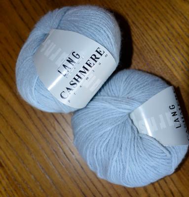 2 pelotes de Cachemire Ciel