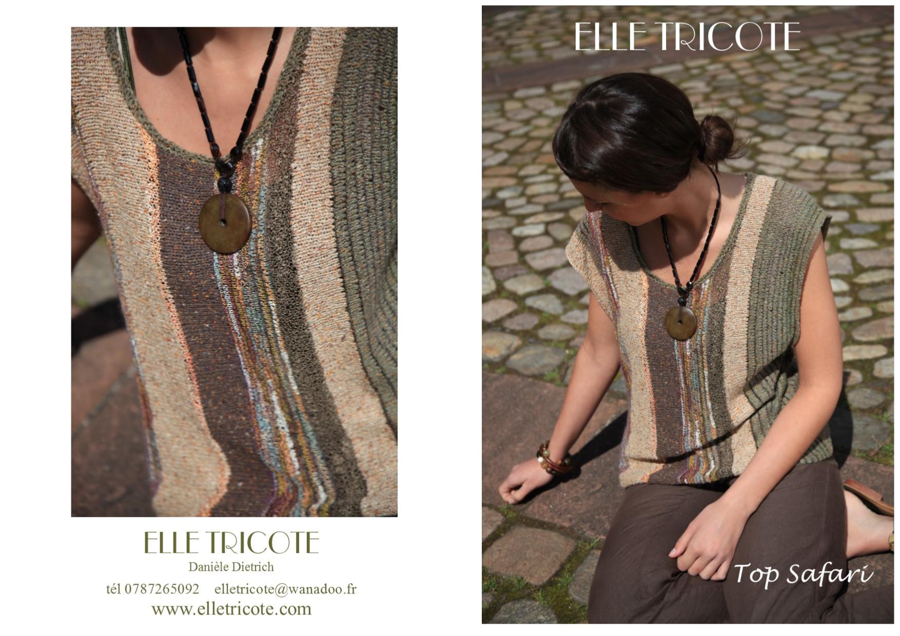 Fiche Tricot Pull Safari