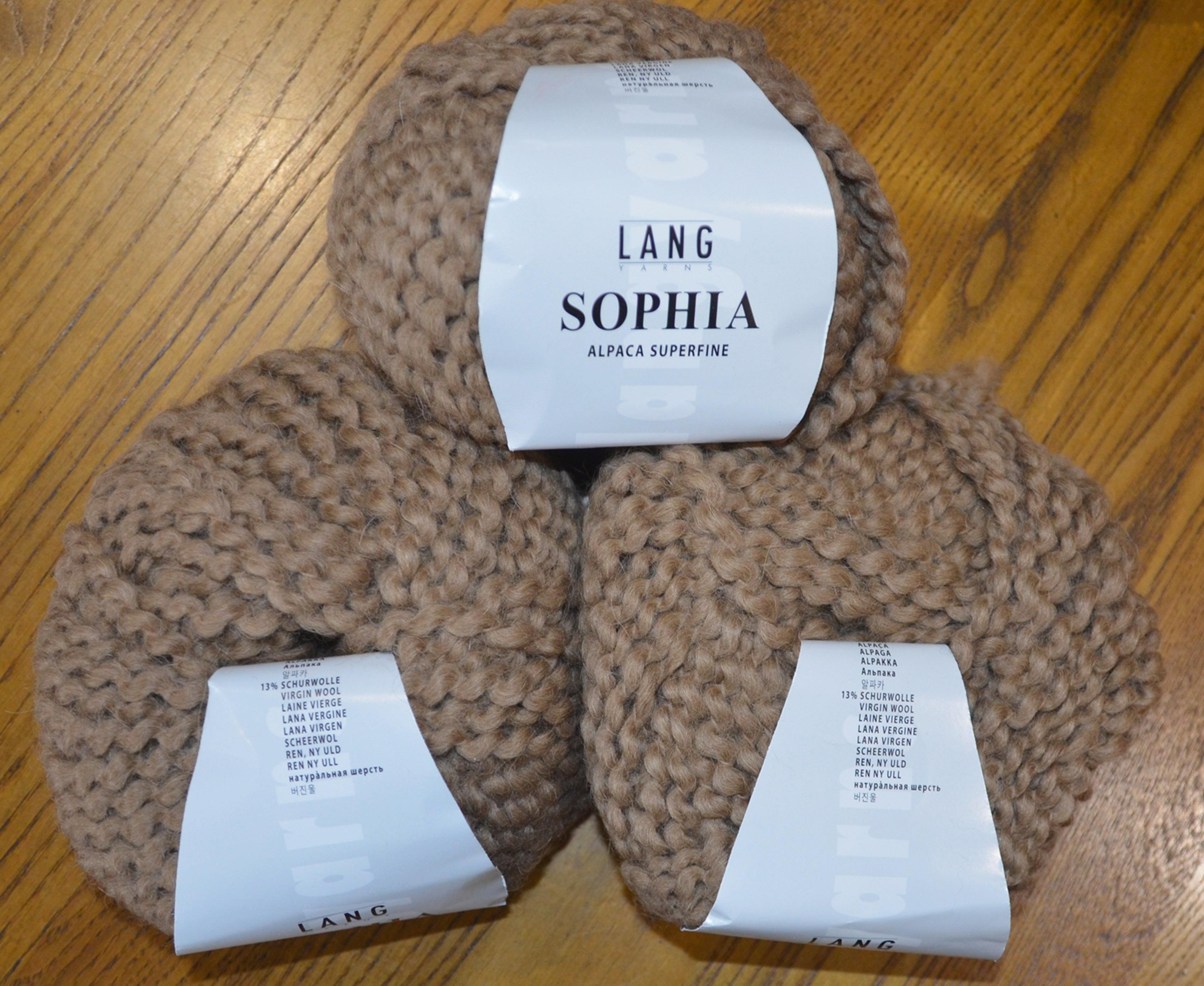 3 pelotes de Bouclette Alpaga