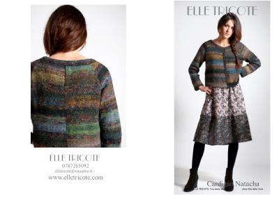 Fiche Tricot cardigan Natacha