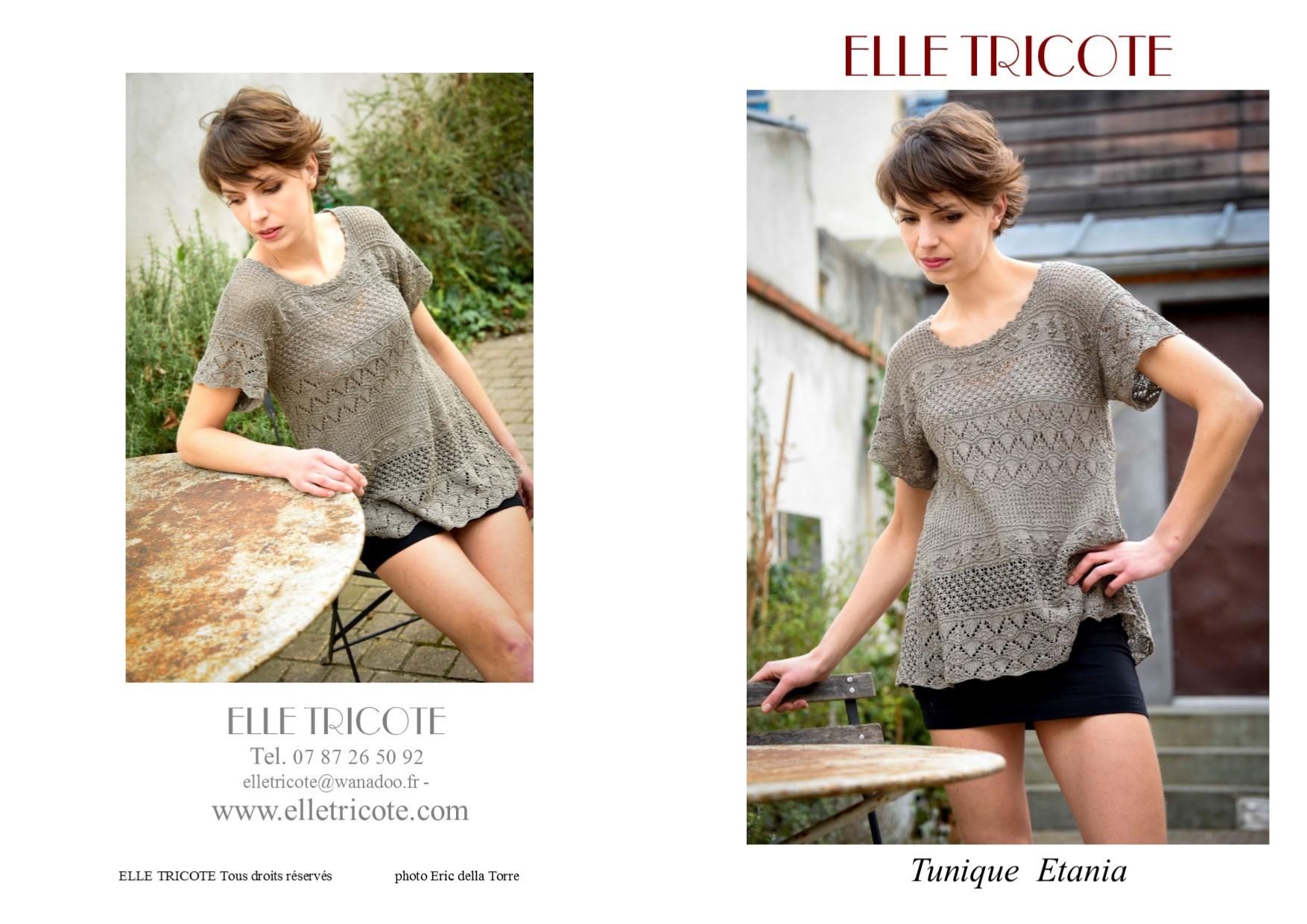 Fiche Tricot Tunique Etania