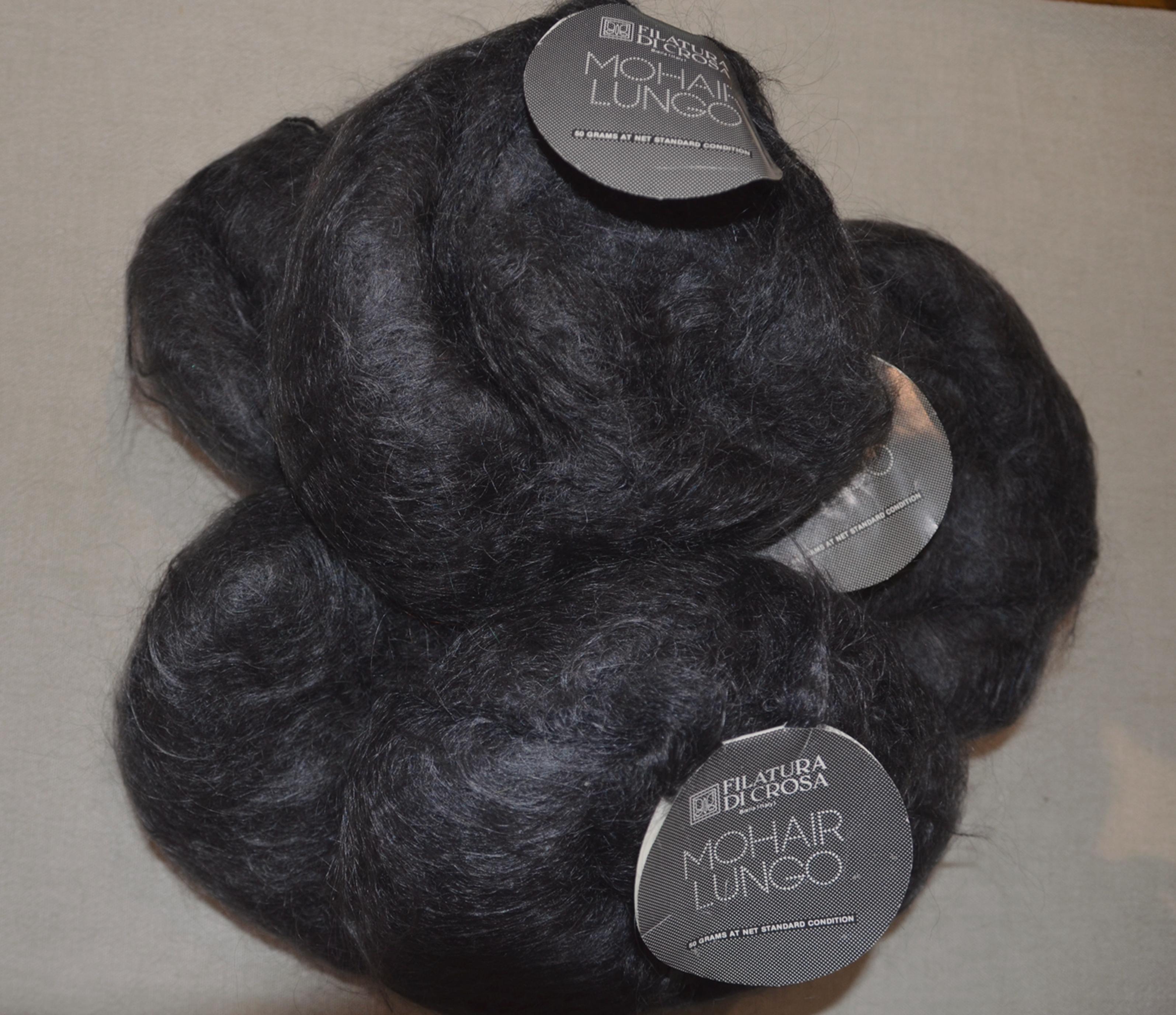 5 pelotes de Mohair Lungo
