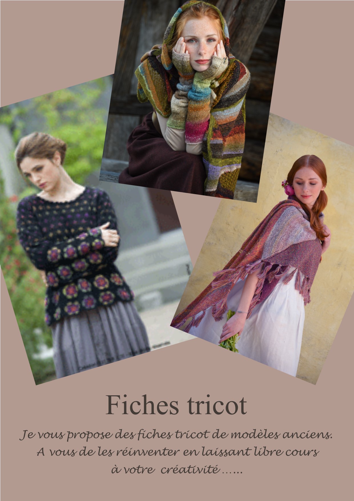 Fiches Tricot Crations ELLE TRICOTE