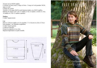 Fiche Tricot Pull Guillaume