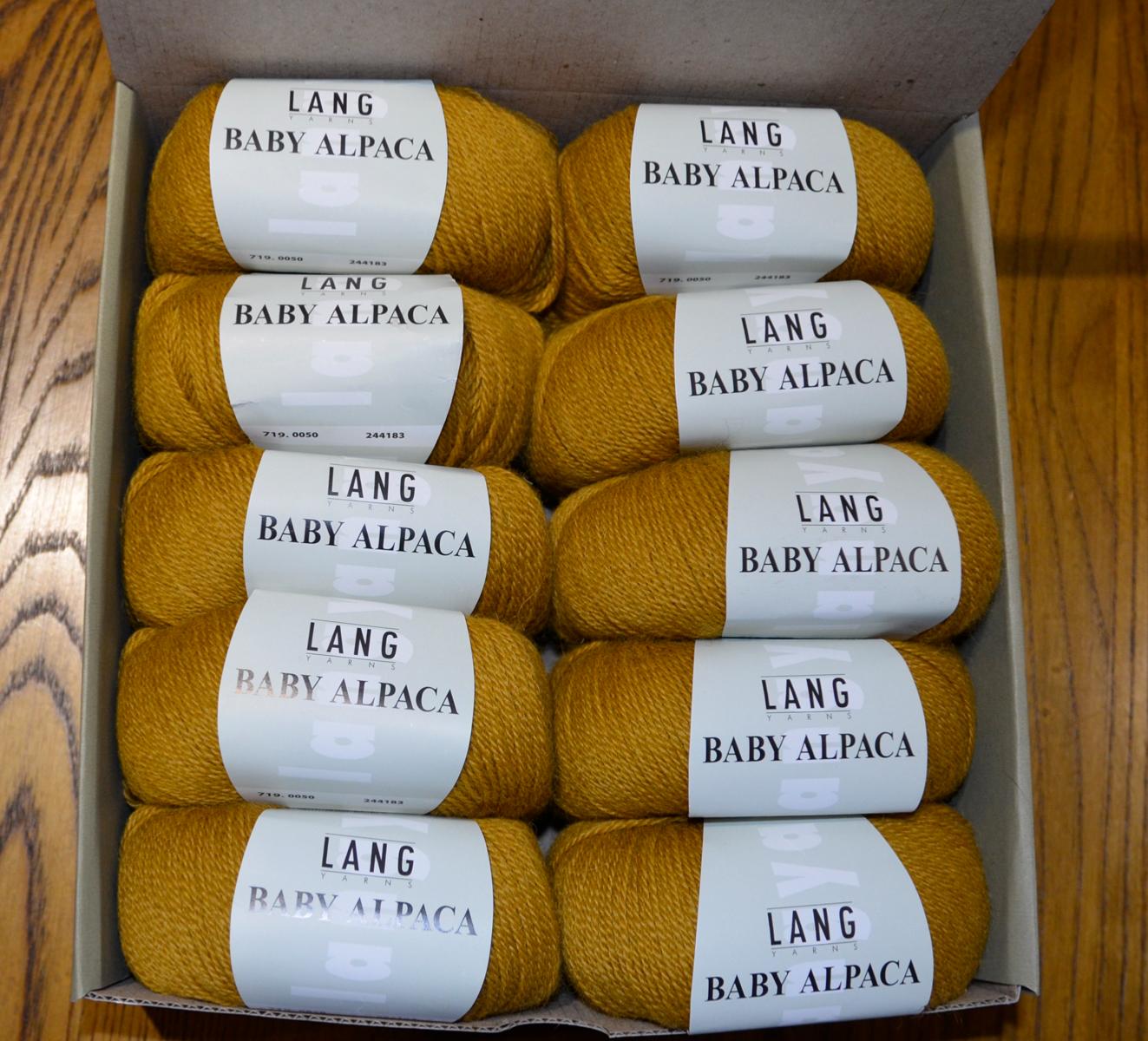 10 pelotes Alpaga jaune curry