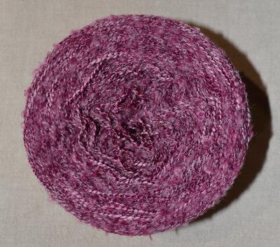 1 pelote de fil Bouclette vieux rose