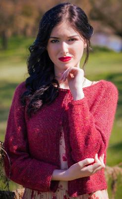  Cardigan Coquelicots