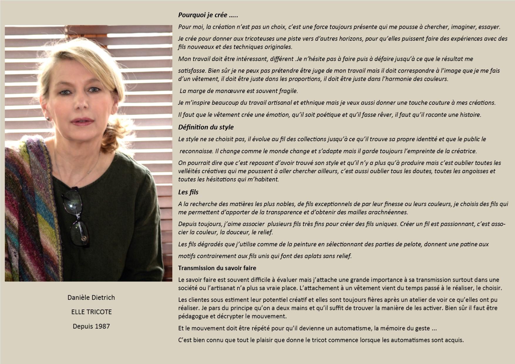 Pourquoi je cr�e ...